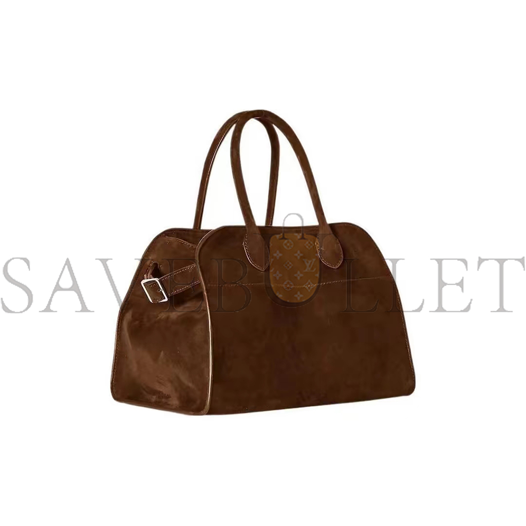 THE ROW SOFT MARGAUX10 SUEDE HANDBAG WOMEN W1190L25DSTPD (25*19*18cm)